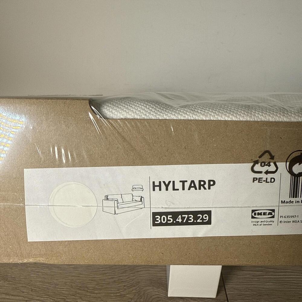 $249 Retail IKEA HYLTARP Cover for sleeper sofa, WHITE BRAND NEW 305.473.29